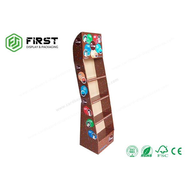 Customized Pop Up Retail Paper Corrugated Floor Supermarket Cardboard Display