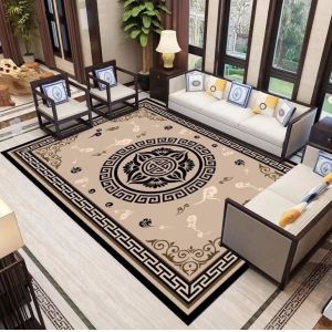Chinese Classical Style Polyester Fiber Living Room Floor Carpets 180*230cm
