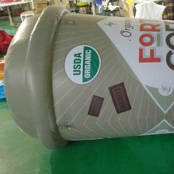 Promotional Customized Giant Event OEM Characters Inflatable Coffee Cup Advertising Balloon