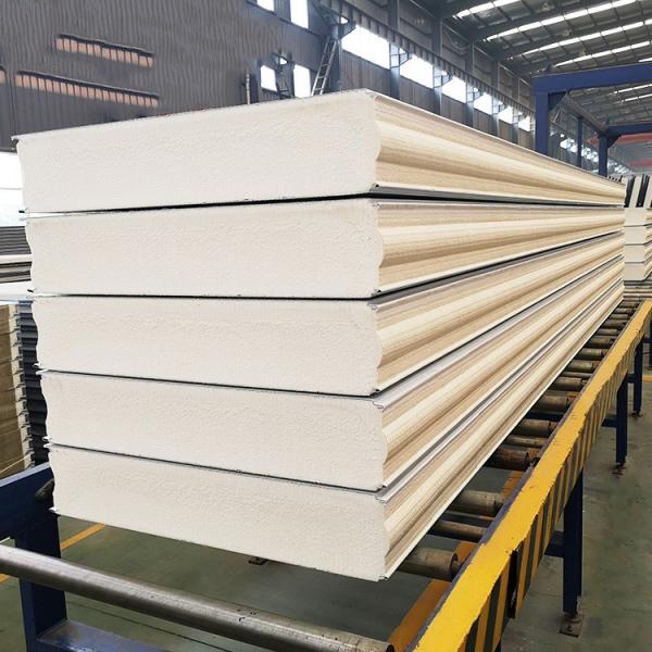 Buy 50~200mm Insulated Polyurethane Sandwich Panel with Galvanized Steel Sheet at wholesale prices