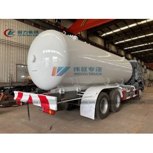 24cbm 12mt Sinotruk HOWO 6X4 Gas Cylinder Filling Truck
