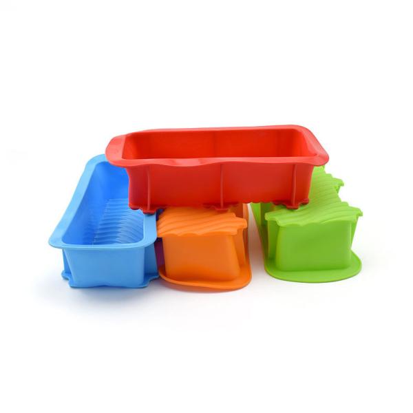 Buy Non Stick Rectangular Silicone Bread Baking Molds at wholesale prices