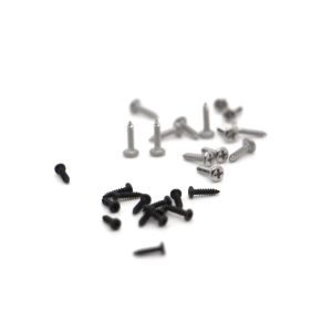 Micro Screws Carbon Steel Zinc-Nickel Coated With Spring Washers & Flat Nuts For