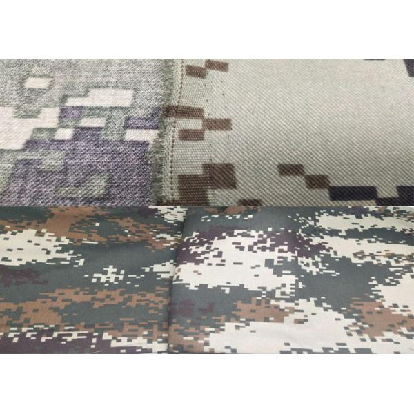 Water Proof 100 Cotton Army Camouflage Fabric 250g Bonded Pattern