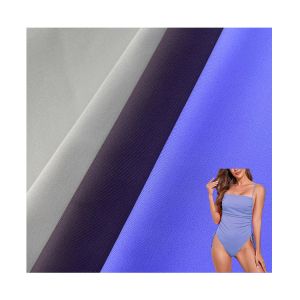 Poly Spandex Jersey Lycra Fabric 40 Denier Nylon Tricot For Custom Swimwear