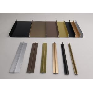 Wood Grain Aluminium Decorative Profiles