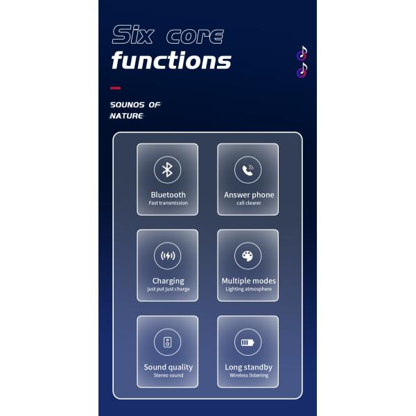 Black Plastic Portable Wireless Bluetooth Speaker Waterproof IP67