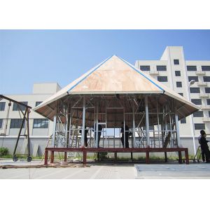 Small Modular Prefabricated Hotel , Overwater Bungalow With Light Steel Frame