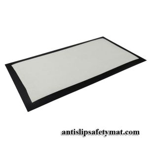 Rubber Backed Custom Logo Mats 440x250mm White Blank Bar Runner Mat
