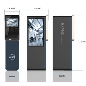 Smart Desktop 13.3-23.8 Inch Self Service Multiple Ticket Vending Machine Kiosk