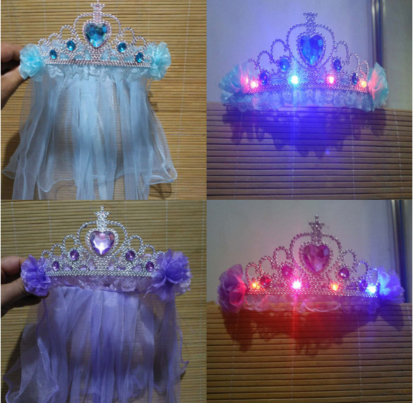 Children's crown veil garland, Korean bridal headdress, shawl wedding bridal hat, hot toys wholesale