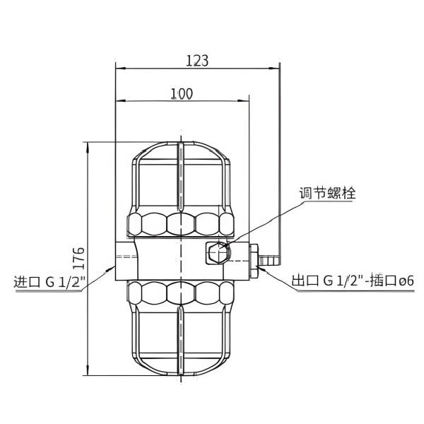 AP Automatic Drainer G1/2" Thread Interface For Temperature Range -20C- 60C