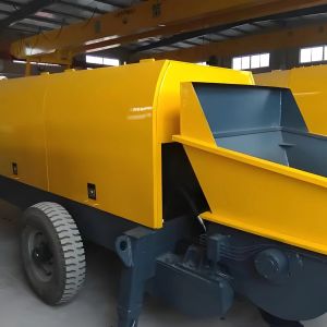 Diesel Engine Portable Pumpcrete Trailer Concrete Pump Mini OEM