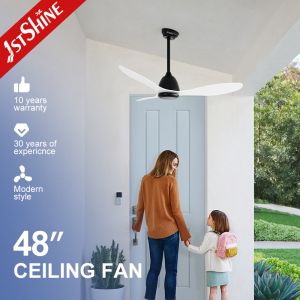China 48-inch ABS Blades Ceiling Fan with 6 Speeds Remote Control Without Light Fancy Design on sale