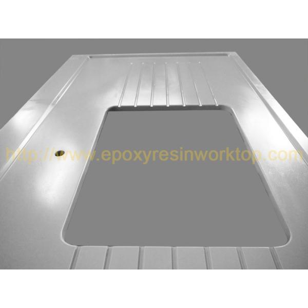 16mm Thickness Monolithic Epoxy Resin Countertops Moulded Edge For Laboratory