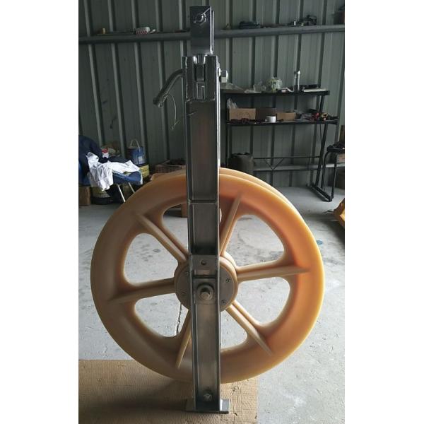 China OPGW ADSS Optical Fiber Cable Tools Nylon Sheave Cable Stringing Block 660mm on sale China OPGW ADSS Optical Fiber Cable Tools Nylon Sheave Cable Stringing Block 660mm on sale