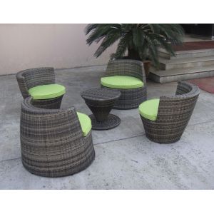 All Weather PE Rattan Obelisk Chair For Office / Patio Leisure