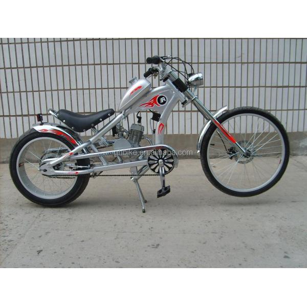 Gross Weight 38kg 24 Inch Chopper Bicycle with Single Speed Gears and Long Frame