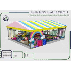 Jumping Zone Themed Outdoor Trampoline Playground Park Skypods