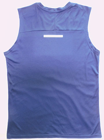 Soft 140gsm Fabric Mens Workout Shirts Sleeveless Comfortable