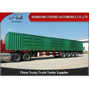60T 4 Axles 40Ft Cargo Box Flatbed Container Trailer