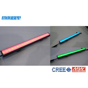China RGB 3 in1 1000mm Ra80 Linear LED Wall Washer 1000mmLx36mmWx61mmH on sale