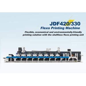Labeling Flexographic Printing Press Horizontal Packaging Printing Machine