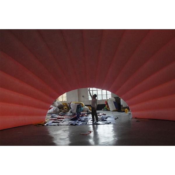 Party 10m By 5m Semicircle Inflatable Event Tent With LED Light