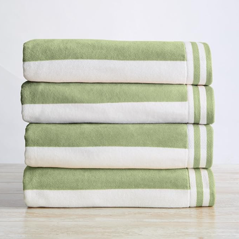 Travel-Friendly Luxury Beach Towel Made from 100% Cotton for Stylish Vacations
