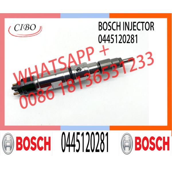 high quality hot selling aly hine Diesel Common Rail Injector 0445120281 Nozzle DLLA145P2158 Valve FOORJ02410