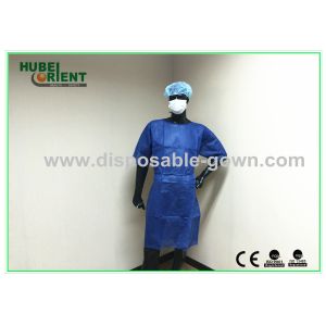 China CE MDR Polypropylene Nonwoven Disposable Patient Gown Without Sleeves on sale