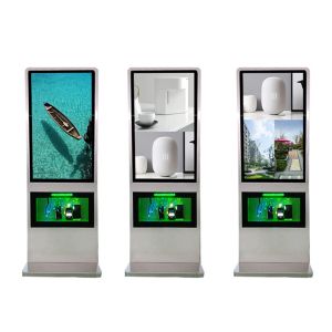 China Floor Standing Lcd Advertising Display , Digital Signage Displays With Charging Function on sale