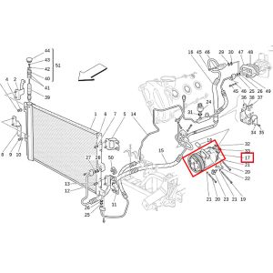 For Maserati Quattroporte GranTurismo Air Conditioning Compressor OEM 284728