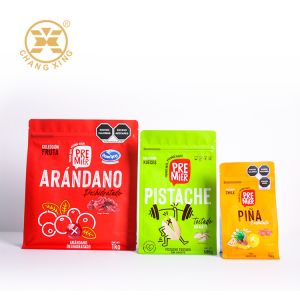 China Sealing Stand Up En137 Dried Food Packaging Bag Pouch Zipper Accept Custom on sale