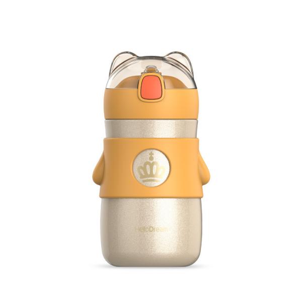 Buy Personalized 300ml Travel Insulated Kids Water Bottle Cup With Straw at wholesale prices