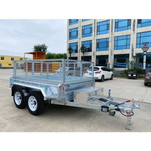 Fully Welded Hydraulic Tipper Trailers 8x5 Galvanised Tipper Trailer Silver