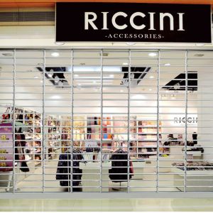 Commercial Security Rolling Grilles Motorized Open Space Saving