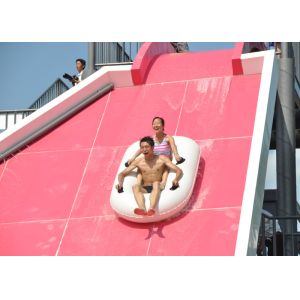 Exciting Theme Park Fiberglass Pool Slide With 12 Months Warranty
