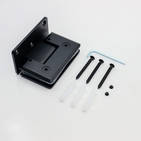 8-12 mm Toughened Glass Shower Door Hinge in Solid Brass Material for Hotel Bathroom