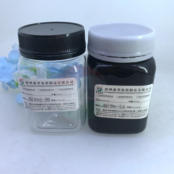 Buy Cosmetics 8oz Matte Black Pet Plastic Jars With Screw Lids at wholesale prices
