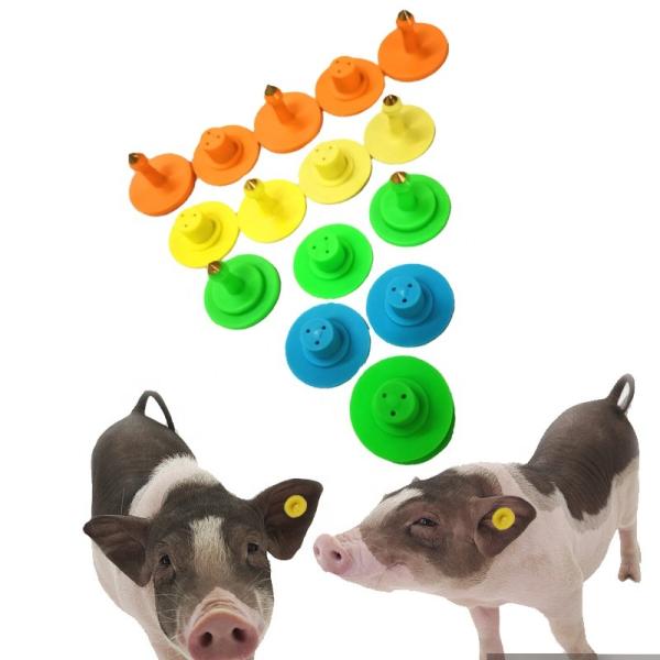 2 Pieces Farm Management visual Custom Sheep Ear Tags TPU Materials