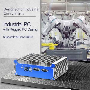 Intel Series Fanless Industrial PC With 2LAN 2COM And Support Dual Screen