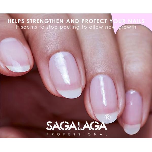 Custom Logo 3 in 1 Nail Strengthener Original Nail Repair Treatment 15ml Clear Top Coat Base Coat Air Dry Nail Polish