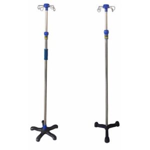 High Quality Hospital Medical Infusion Stand Stainless Steel Collapsible Save