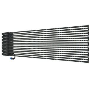 High Transparency See Through Glass Wall Glass Window Curtain P16 Decorative