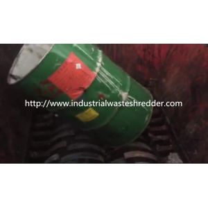 Quality Scrap Large Drum Shredder Machine Double Shaft With Variable Dimension for sale