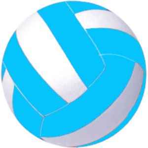 Quality Outdoor Play Polyester Fabric Coating Toy Volleyball with Customized Branding for sale