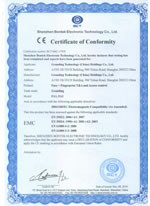 Granding Technology Co., Ltd. Certifications