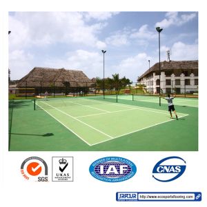 Quality Blue Green Anti Skid Badminton Court Synthetic Flooring Seamless for sale