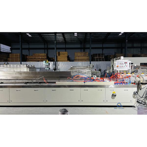 Counter Rotating Conical Twin Screw WPC Wall Panel Making Machine With 38CrMoALA Screw Material